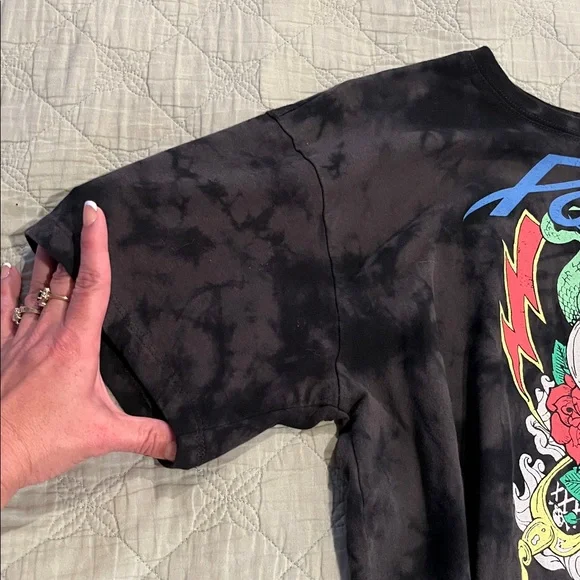 💙TRADED💙Vintage POISON fringe band shirt - Picture 3 of 12